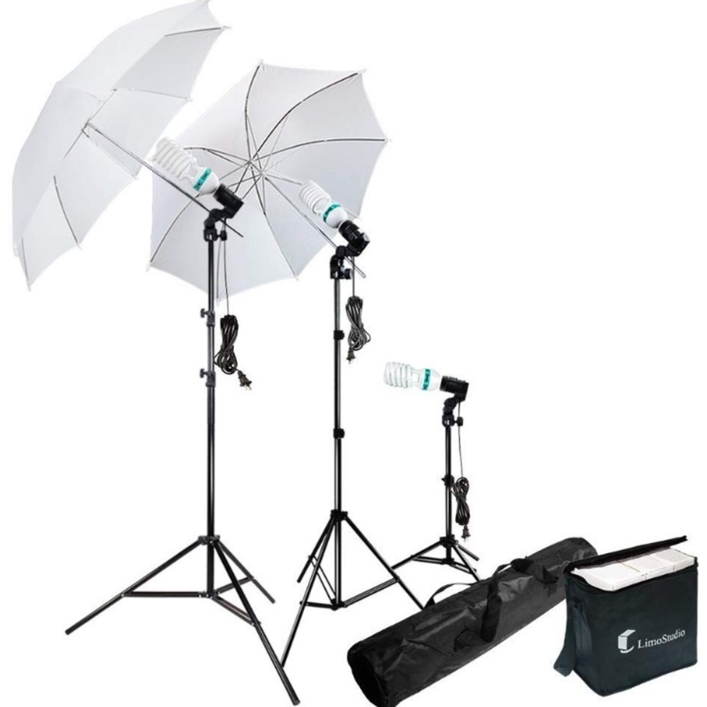Photo Studio 600W DayLight Umbrella Lighting Kit